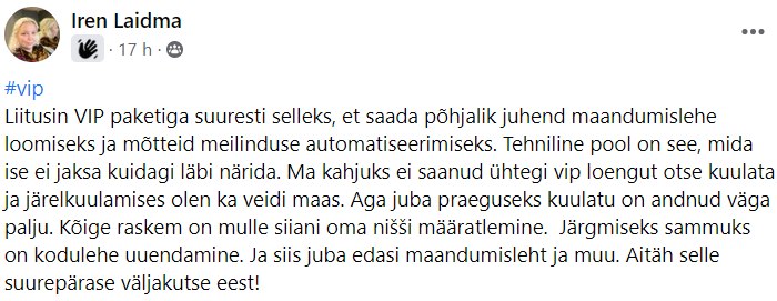Iren Laidma VIP