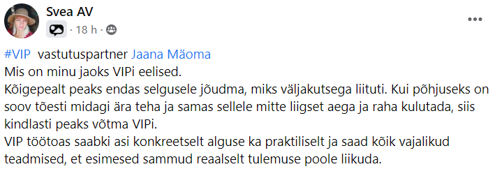 Svea AV VIP lühike