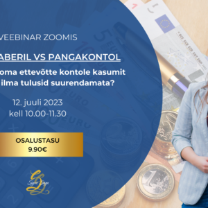 Kasum paberil või pangakontol veebinar