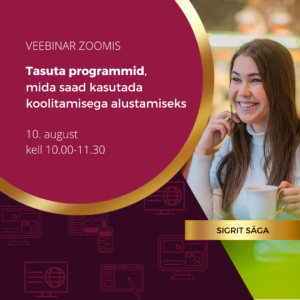 Tasuta programmid koolitamisega alustamiseks veebinar