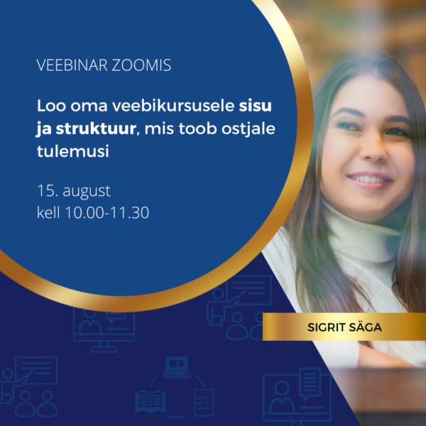 Kursuse sisu ja struktuuri ülesehitamise veebinar