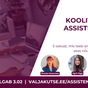 Koolitajale assistendiks väljakutse