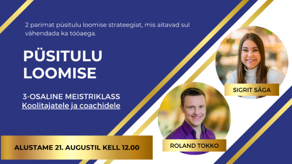 Stabiilse püsitulu loomise 3-osaline meistriklass (erisoodus)