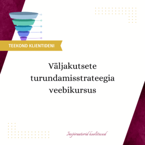 Väljakutsete turundamisstrateegia veebikursus